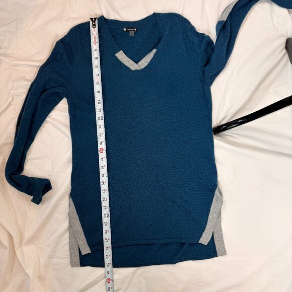 Smartwool Women's Sweater | Teal with Grey Accents | Medium - Picture 10 of 11